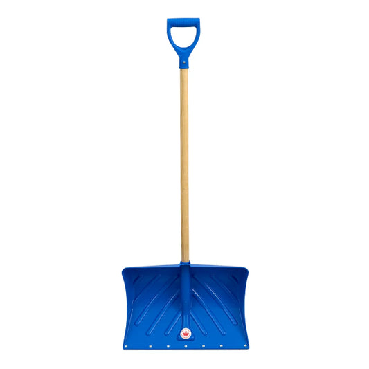 Snow Shovel 20in Teal Poly Blade Ashwood D-Grip 54in (194528)