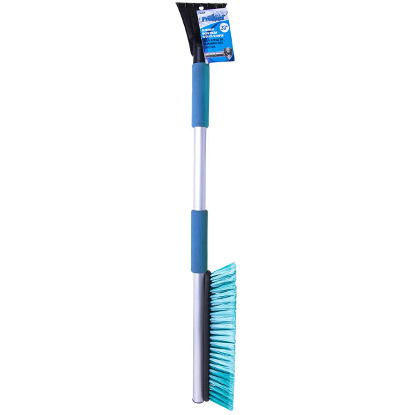 Snow Brush Aluminum Handle with Ice Scraper 33in (194544)