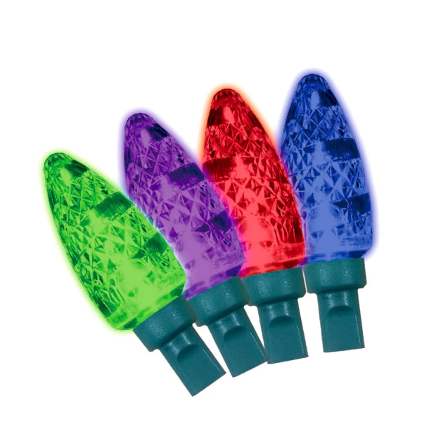 LED String Lights C9 Swirl 30 Jewel Multi 19.3ft (196004)