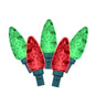 LED String Lights C9 Swirl 30 Red/Green 19.3ft (196008)