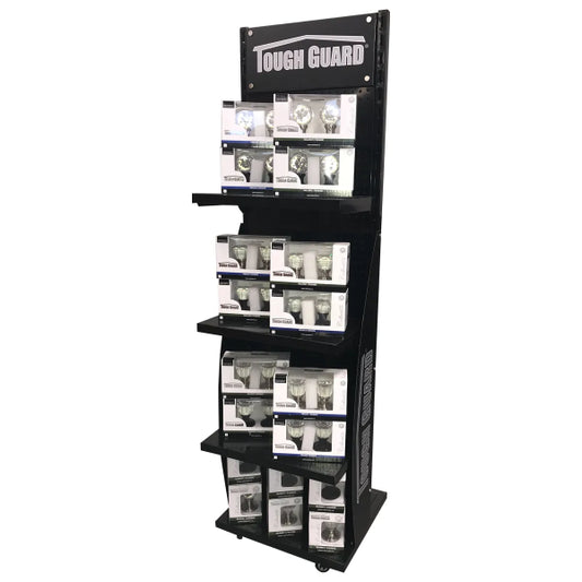 ToughGuard Crystal Knob Locks Pegboard Display (399824-PG1)