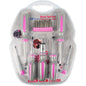 17PC Home Repair Tool Kit Pink (708326)