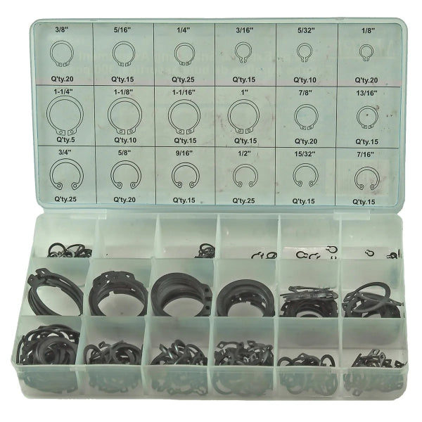 300PC External Snap Ring Set Assortment (714216)