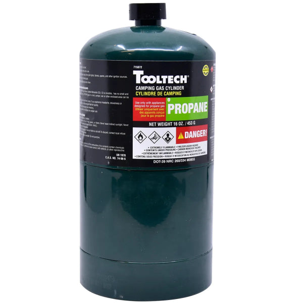 HAZ Propane Gas Camping Cylinder 16oz (715072)