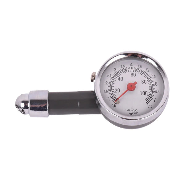 Dial Tire Gauge 5-50 PSI Metal (720121)