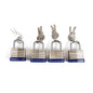 4PK Padlock Laminated 30mm Key Alike (732071)