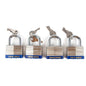 4PC Padlock Laminated 50mm Key Alike (732078)