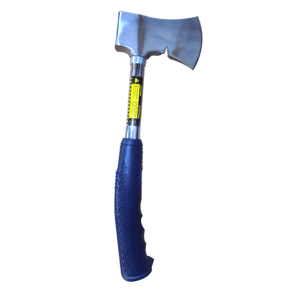 Camping Axe with Tubular Steel Handle & Rubber Grip 20oz (735021)