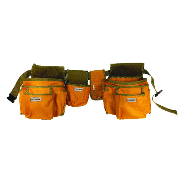 Tool Belt Nylon Canvas 12pocket (2 lrg 3 med 7 sm) with Nylon Belt (742081)