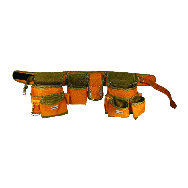 Tool Belt Nylon Canvas 15pocket (2 lrg 4 med 9 sm) with Nylon Belt (742082)
