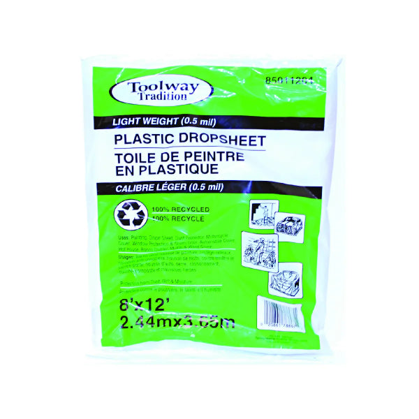Drop Sheet Light 8ft x 12ft (0.5 Mill) (85011204)