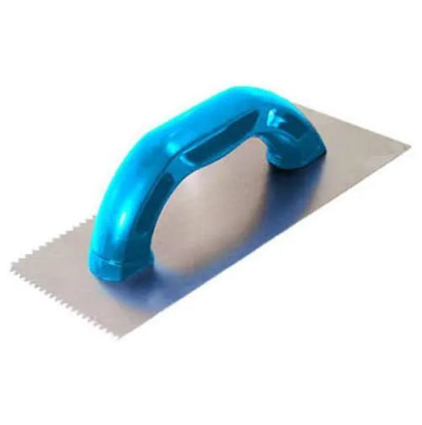 Trowel Square Notch Carbon Steel Plastic Handle 1/4 x 3/8 x 1/4 (G02391)