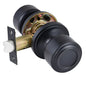 Door Lock Knob Passage Matte Black (100221)