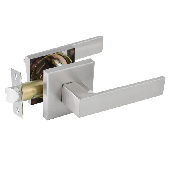 Door Lock Lever Passage Satin Nickel (100222)