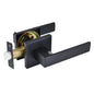 Door Lock Lever Passage Matte Black (100223)