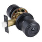 Door Lock Knob Privacy Matte Black (100321)