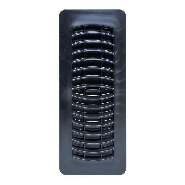 Floor Register Plastic 3 x 10in Black (110703)