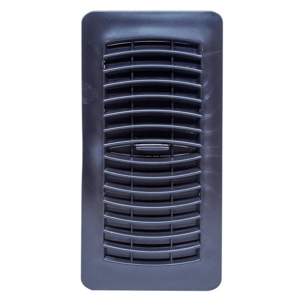 Floor Register Plastic 4 x 10in Black (110708)