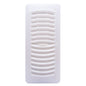 Floor Register Plastic 4 x 10in White (110709)