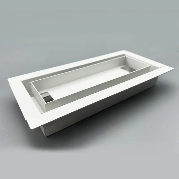 Floor Register Steel 4in x 10in Drop-in White (110780)