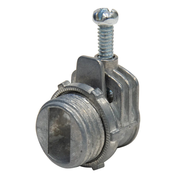 20PK Electric Box Connectors (Wire Threading Zinc Alloy Joint) 3/8in (140072)