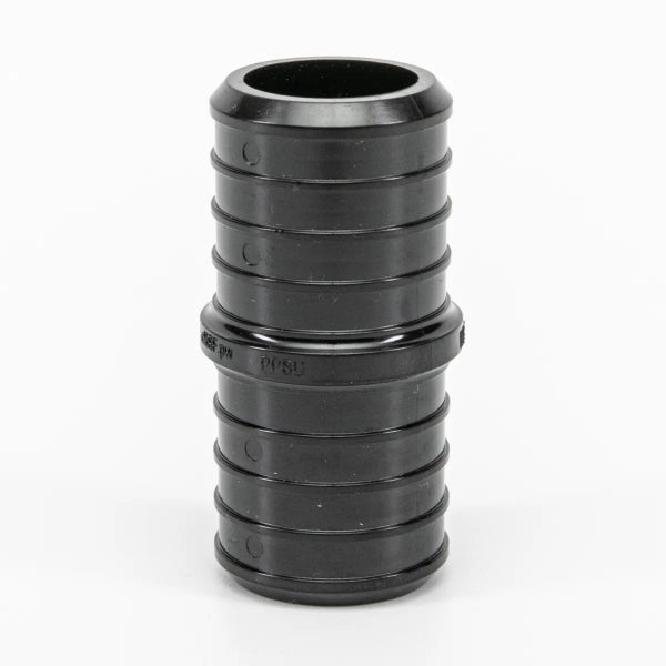 Pex Poly Coupling Barb To Barb 3/4in Black (150624)