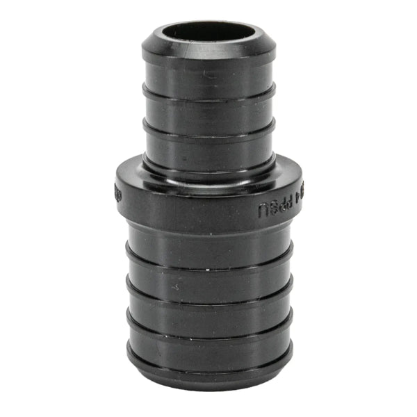 Pex Poly Coupling Barb To Barb 1 x  3/4in Black (150627)