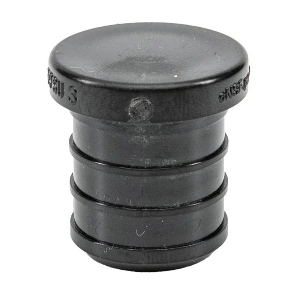 Pex Poly Plugs Barb To Barb 3/4in Black (150629)