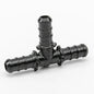 Pex Poly Tee Barb To Barb 1/2 x 1/2 x 1/2in Black (150631)