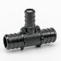 Pex Poly Tee Barb To Barb 1/2 x 1/2 x 3/4in Black (150634)