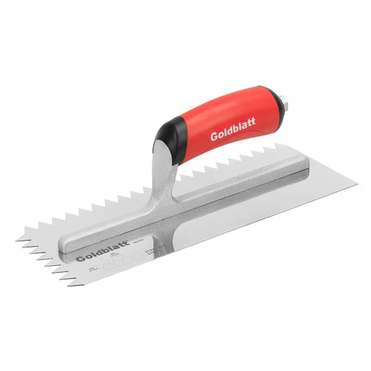 Stainless Steel Notch Trowel 1/2 x 1/2 V (G02365)