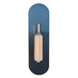 14in x 4in Blue Steel Pool Trowel Wood Handle (G06103)