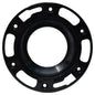 ABS Floor Flange Adj. 4in x 3in Black (151259)