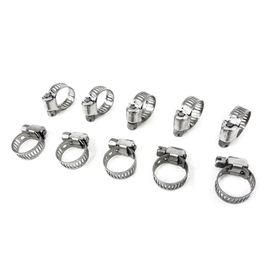 10PK Hose Clamp No.10 S/S 3/8 - 1-1/16in (180336)