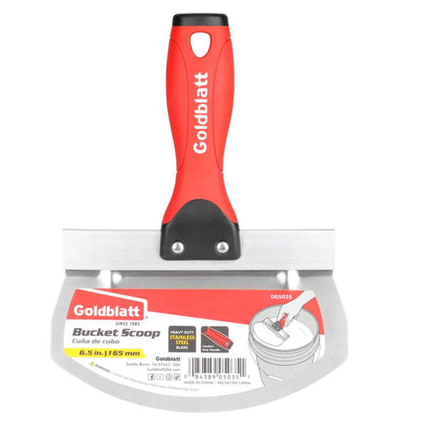 Stainless Steel Bucket Scoop 6.5in (G05035)