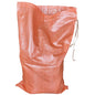Woven Bag 17.5in x 28in Orange With Draw Strings Generic (186794)