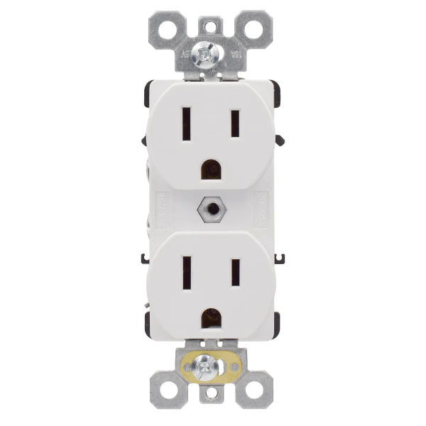 Duplex Recept. 15A White (140131)