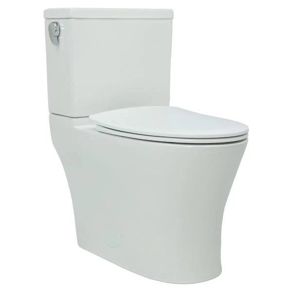 2-Piece Luxe Toilet Single Flush 6L Elongated Bowl White (188084)