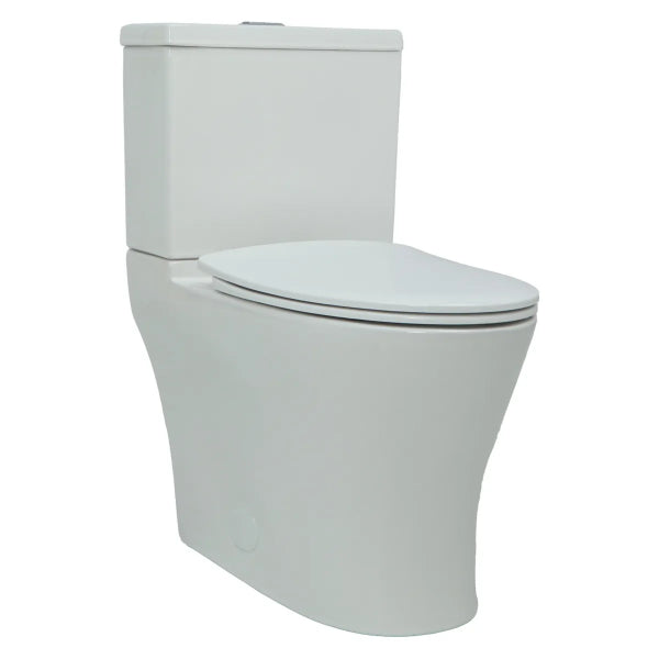 2-Piece Luxe Toilet Dual Flush 4.8L/6L Elongated Bowl White (188085)