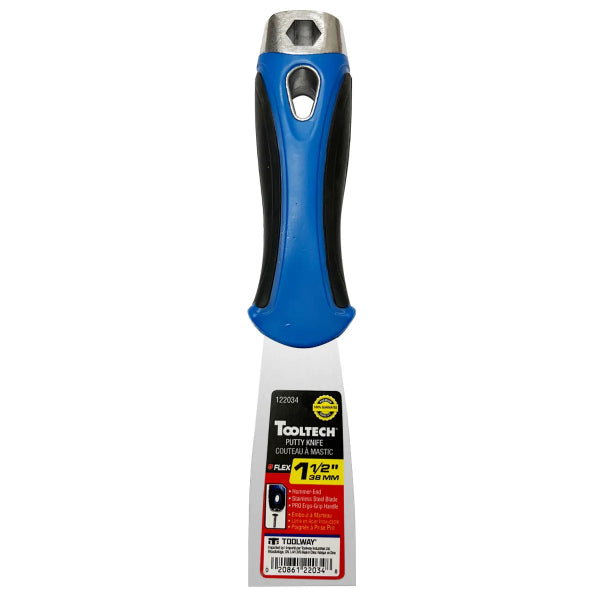Putty Knife 1-1/2in True Flex SS Plastic Handle (122034)