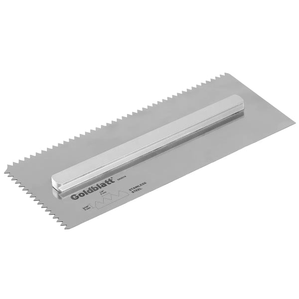 Stainless Steel Trowel Blade 1/4 x 3/16V (G02016)