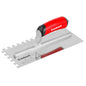 Square Notched Trowel  11in.x 4.5in ( 3/8 x 3/8 x 3/8) Stainless Steel (G02379)