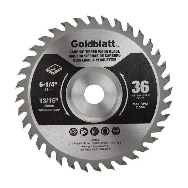 6-3/16in. 36T Jamb Saw Blade(for G09604) (G09630)