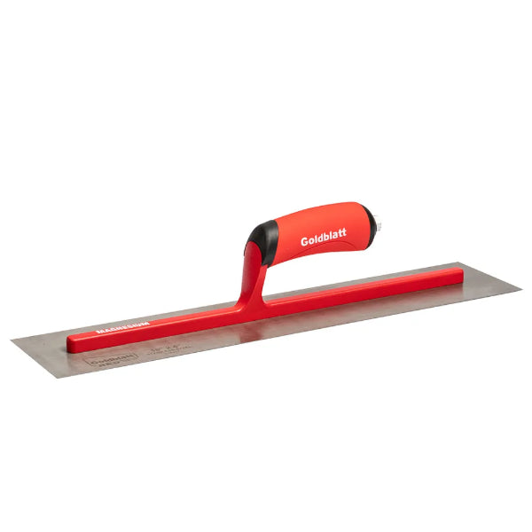 20 x 4in Pro Stainless Steel Finish Trowel w/ Soft Grip Handle (G16110)