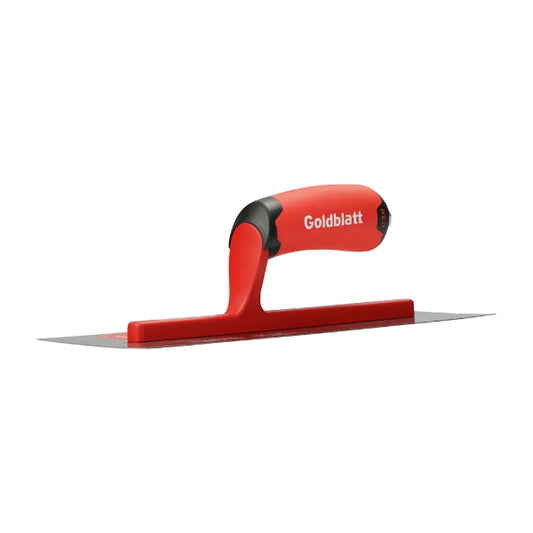 12 x 4in Pro Stainless Steel Finish Trowel w/ Soft Grip Handle (G16114)