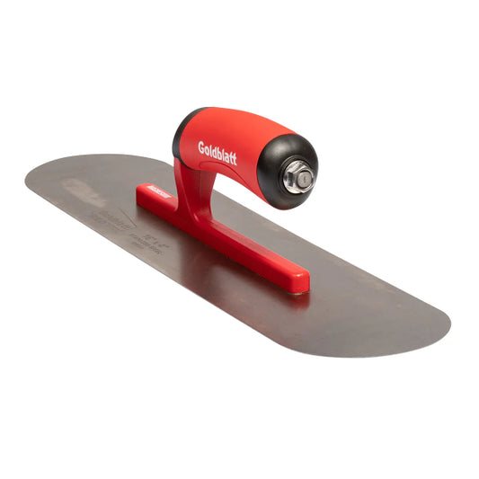 16 x 4in Pro Stainless Steel Pool Trowel w/ Soft Grip Handle (G16120)