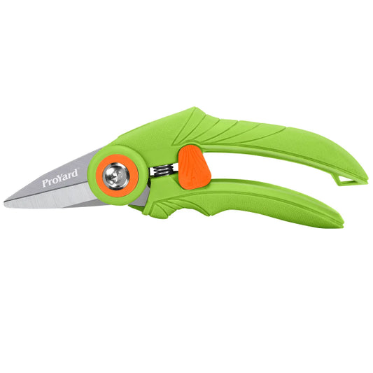 Precision Bypass Pruner Raked Design SK5 Blade Ergo Poly Handles Hand Weekness Friendly  7in (17cm) (180001)