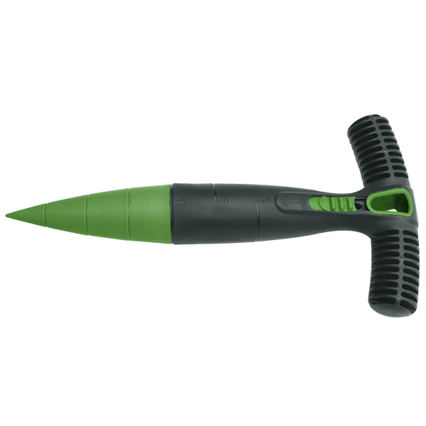 Steel Handheld Garden Dibber 10.2x5.3x0.8in (130569)