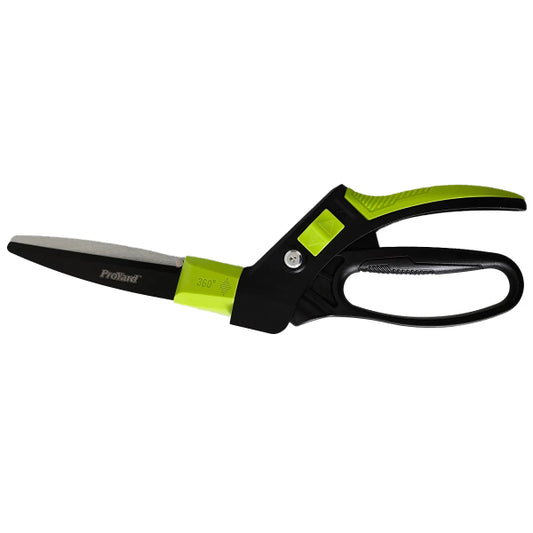 Grass Shear 360º  Rotating Head Teflon Coated  Blade TPR  ABS Grip (180018)