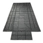 Heavy Duty Flatbed Steel Tarp 24ft x 18ft 14oz Vinyl 57lb Black (182622)